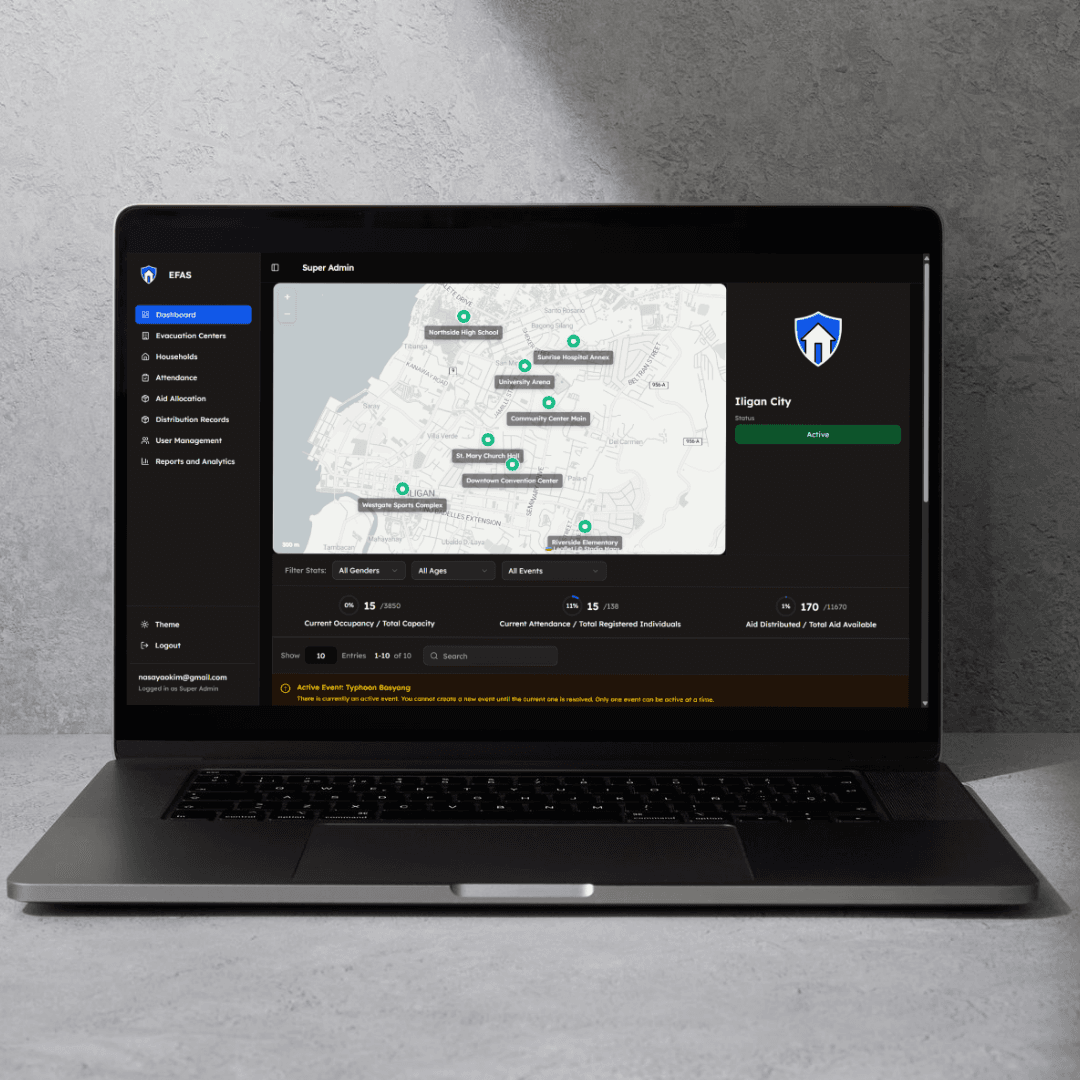 EFAS: Evacuation Facility Administration System